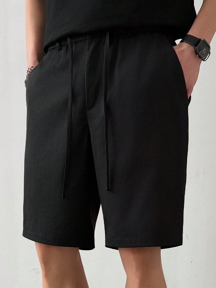 Pantaloni scurți SHEIN, negru