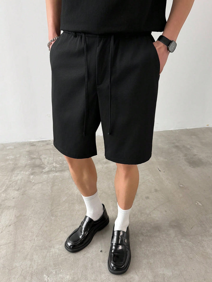 Pantaloni scurți SHEIN, negru