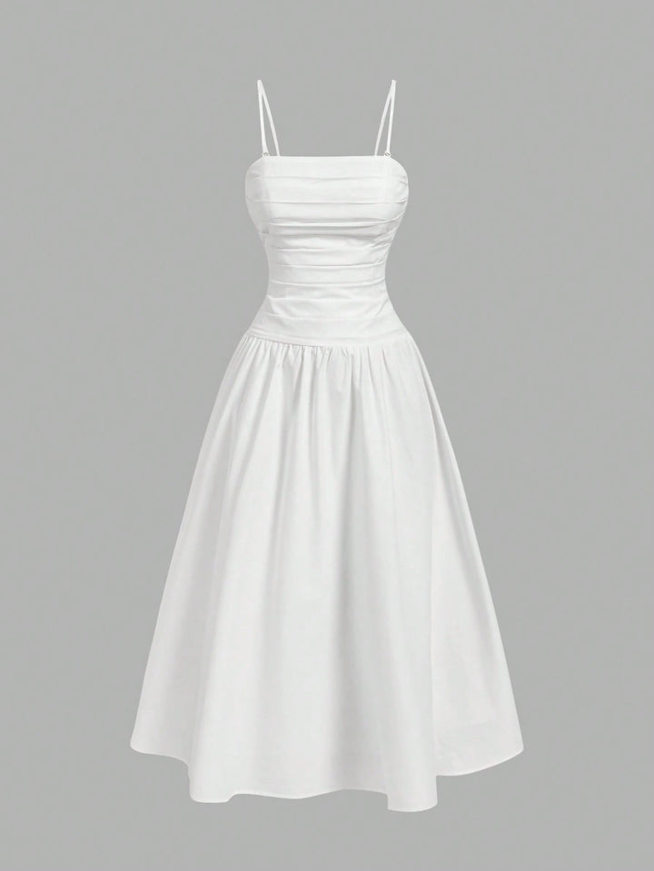 Rochie maxi SHEIN, alb