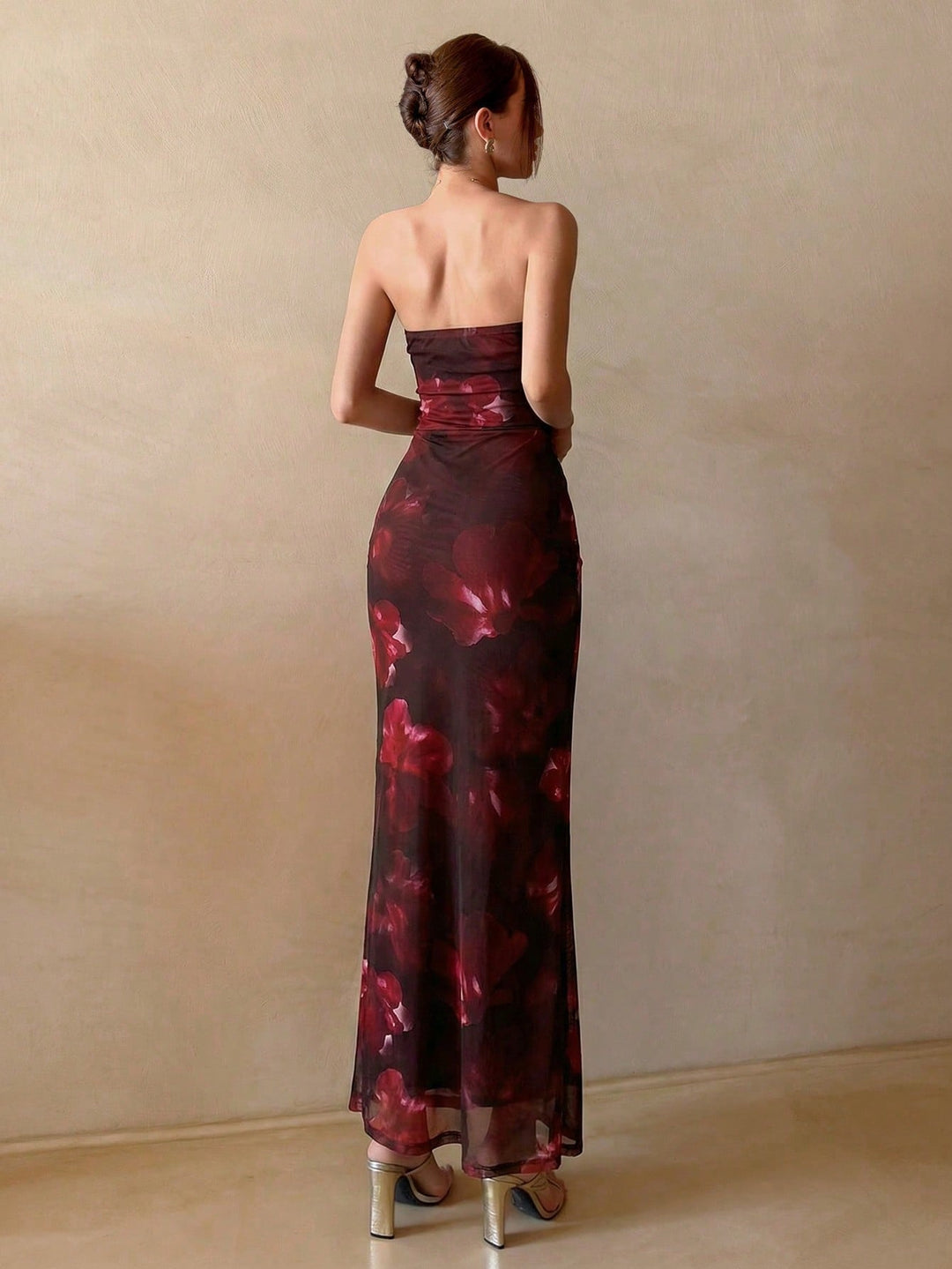 Rochie maxi SHEIN, mix culori