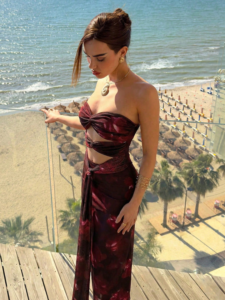 Rochie maxi SHEIN, mix culori