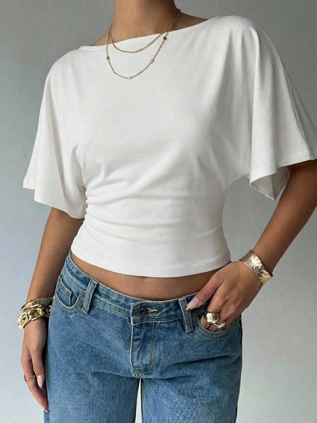 Tricou SHEIN, alb