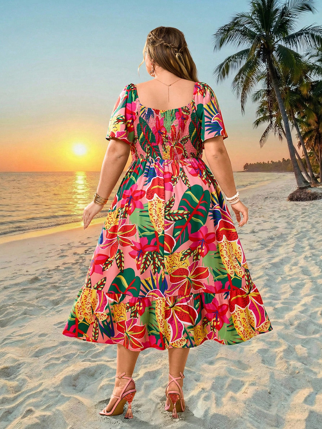 Rochie SHEIN, mix culori