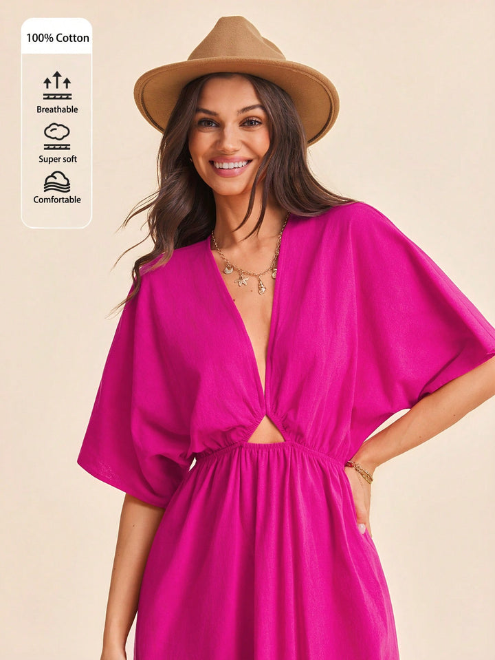Rochie maxi SHEIN, roz