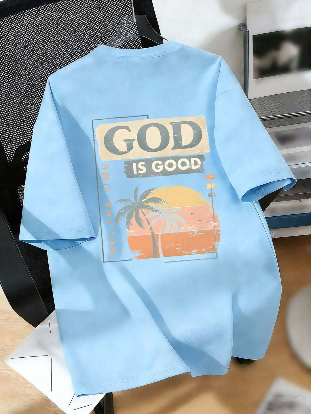 Tricou SHEIN, albastru