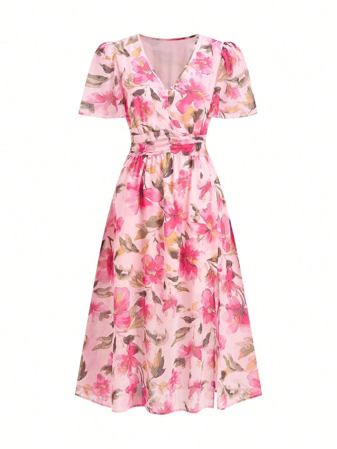 Rochie midi SHEIN, roz