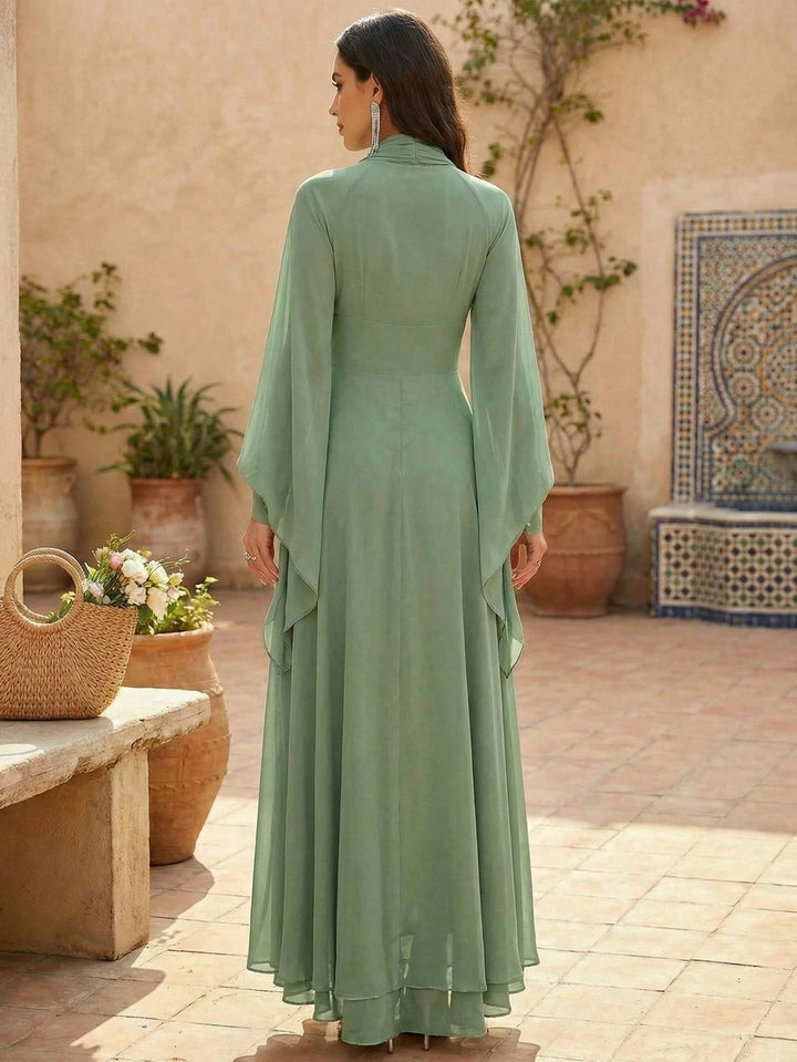 Rochie maxi SHEIN, verde