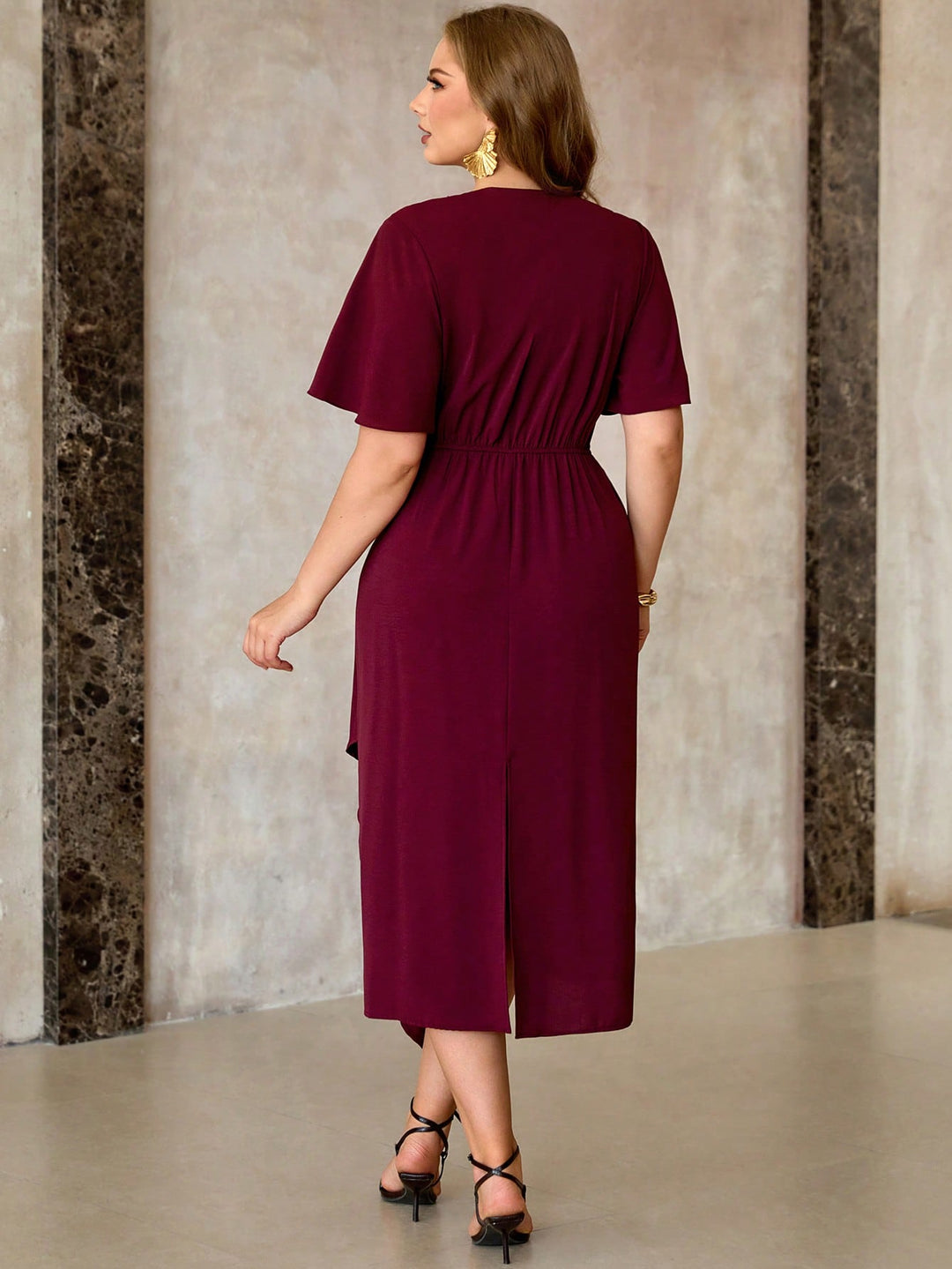 Rochie SHEIN, vișiniu
