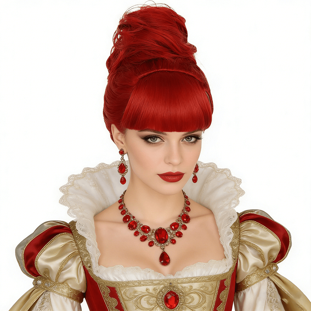 Perucă cosplay SHEIN, roșu