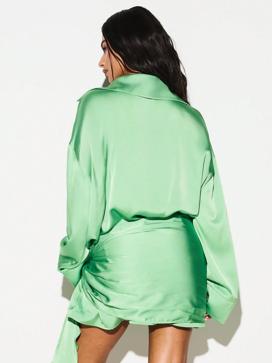 Rochie mini SHEIN, verde