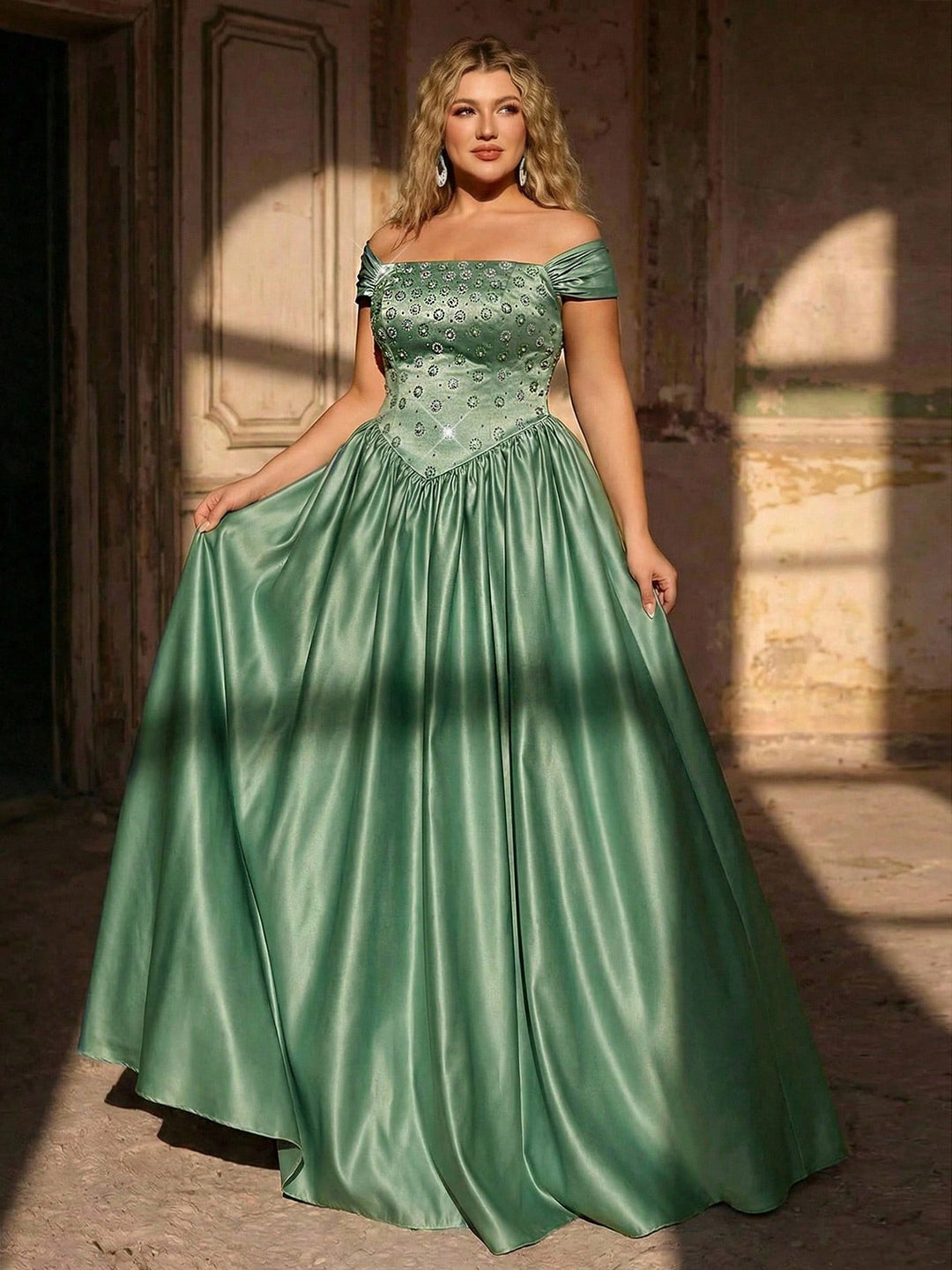 Rochie SHEIN, verde