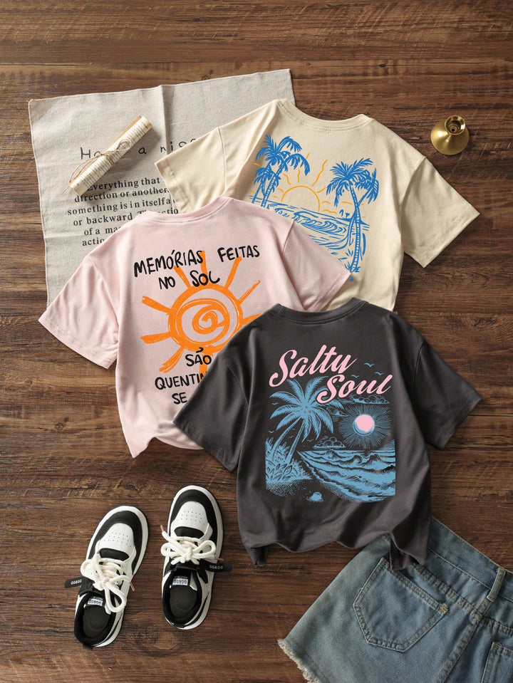 Tricou SHEIN, mix culori