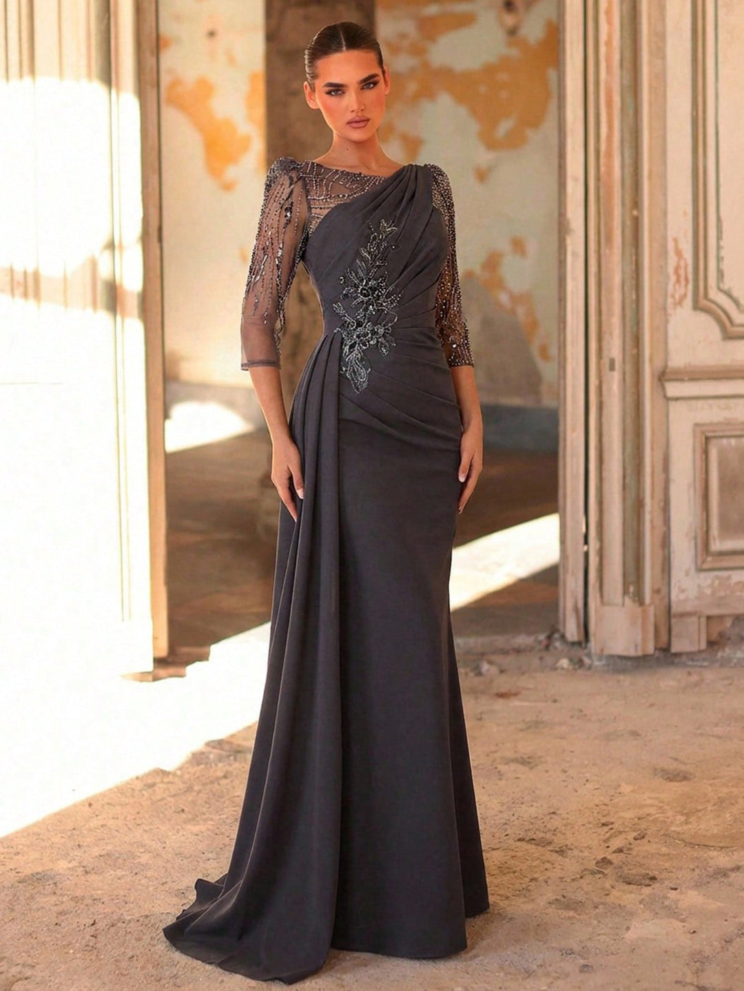Rochie SHEIN, gri