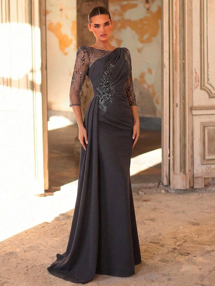 Rochie SHEIN, gri