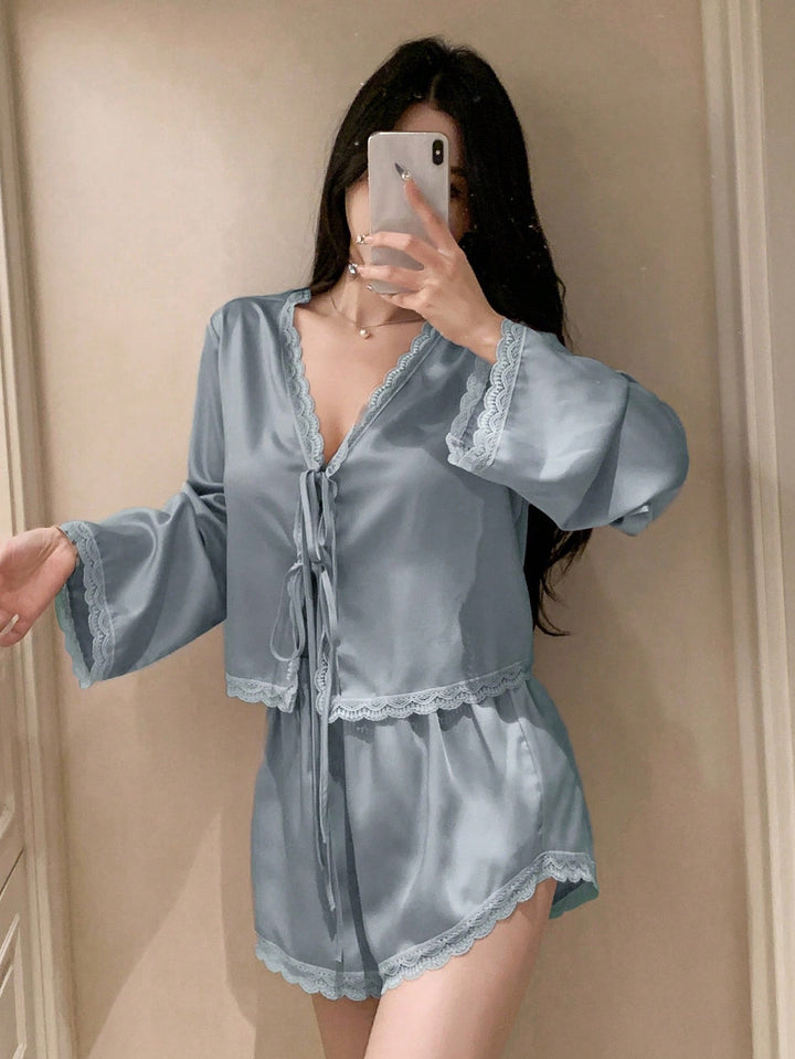 Pijama SHEIN, albastru