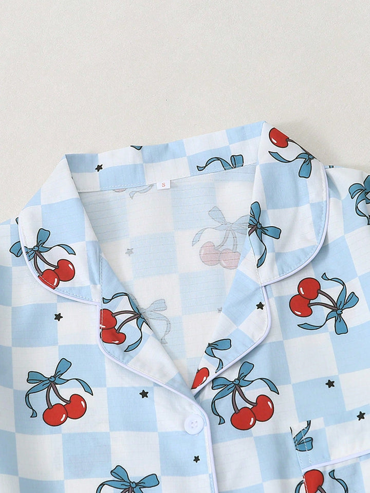 Pijama SHEIN, albastru