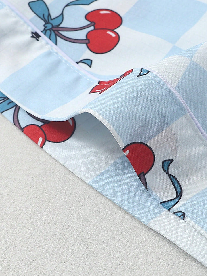 Pijama SHEIN, albastru