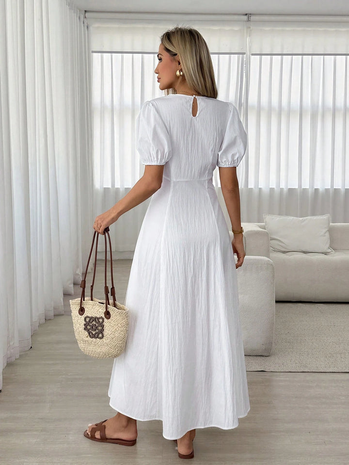 Rochie maxi SHEIN, alb