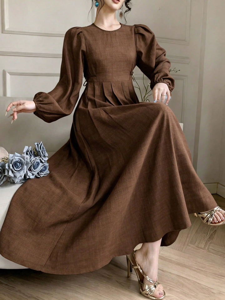 Rochie maxi SHEIN, maro