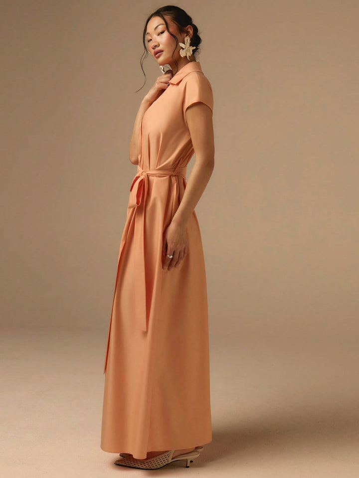 Rochie maxi SHEIN, portocaliu