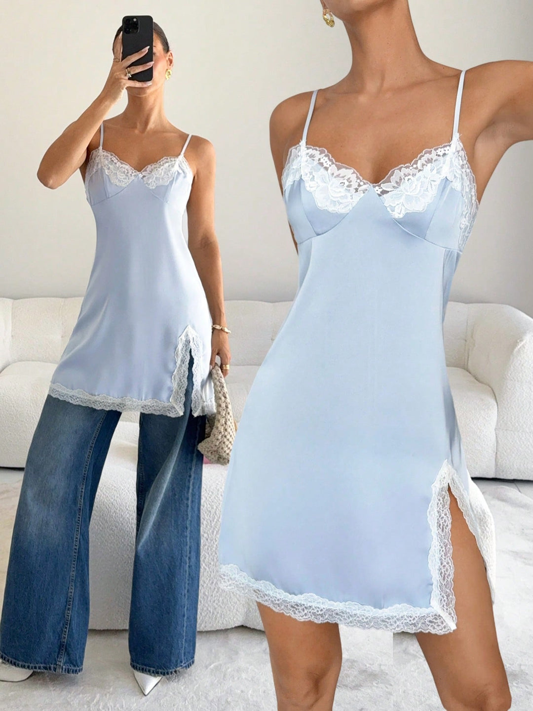 Rochie mini SHEIN, albastru