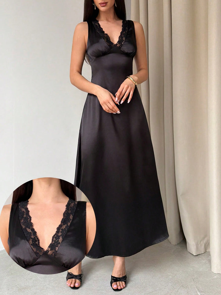 Rochie maxi SHEIN, negru