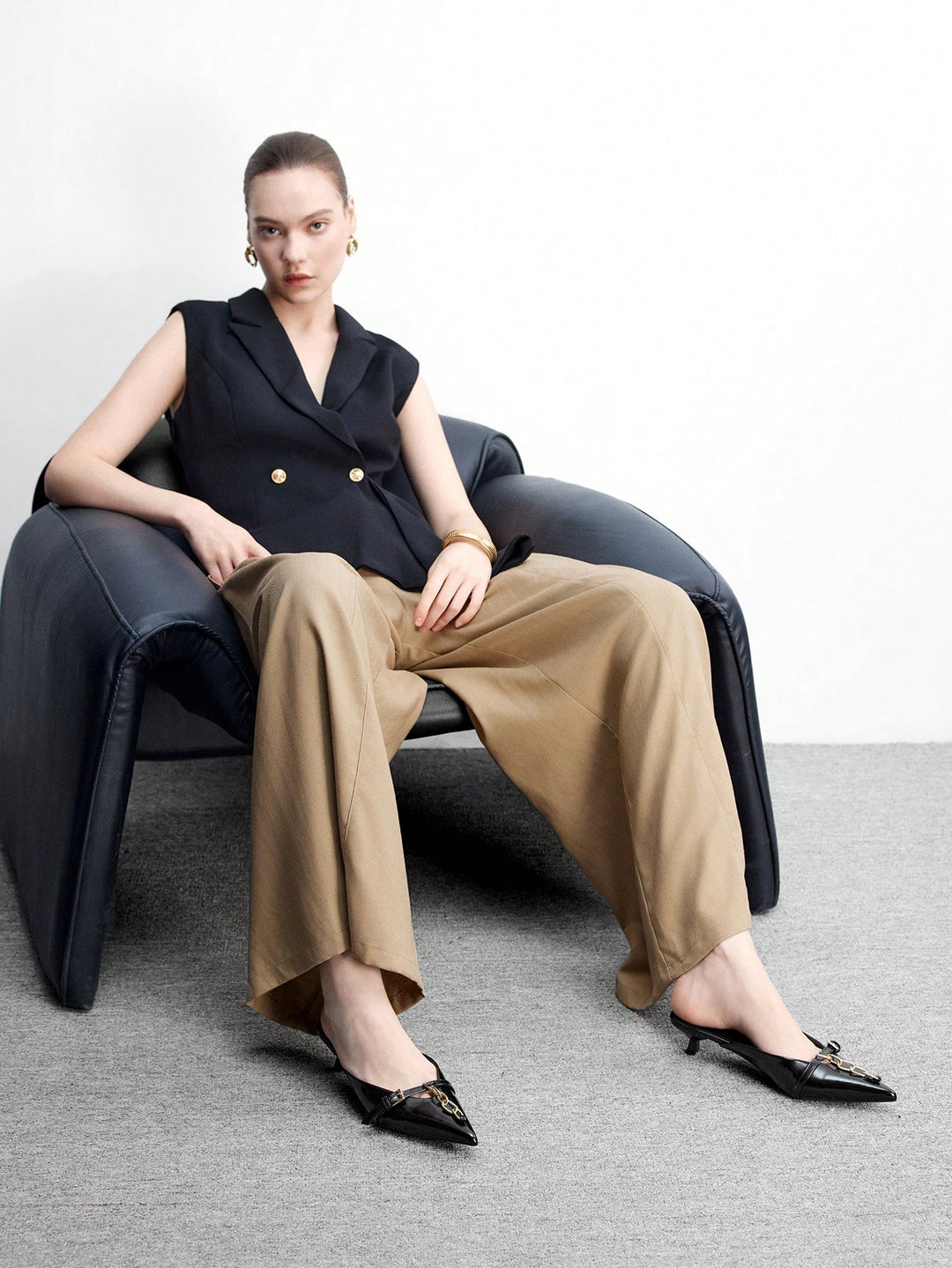Sandale SHEIN, negru