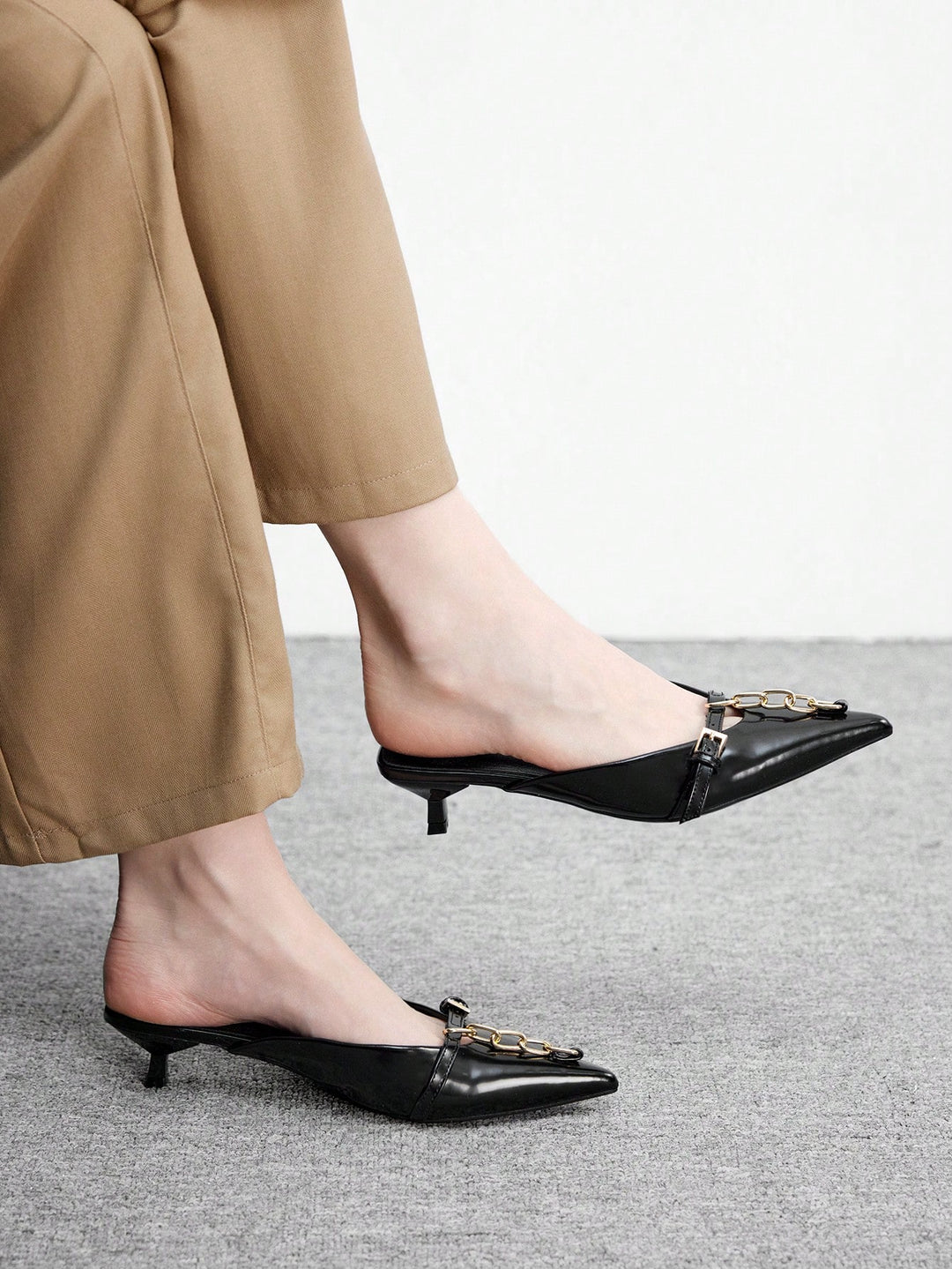 Sandale SHEIN, negru