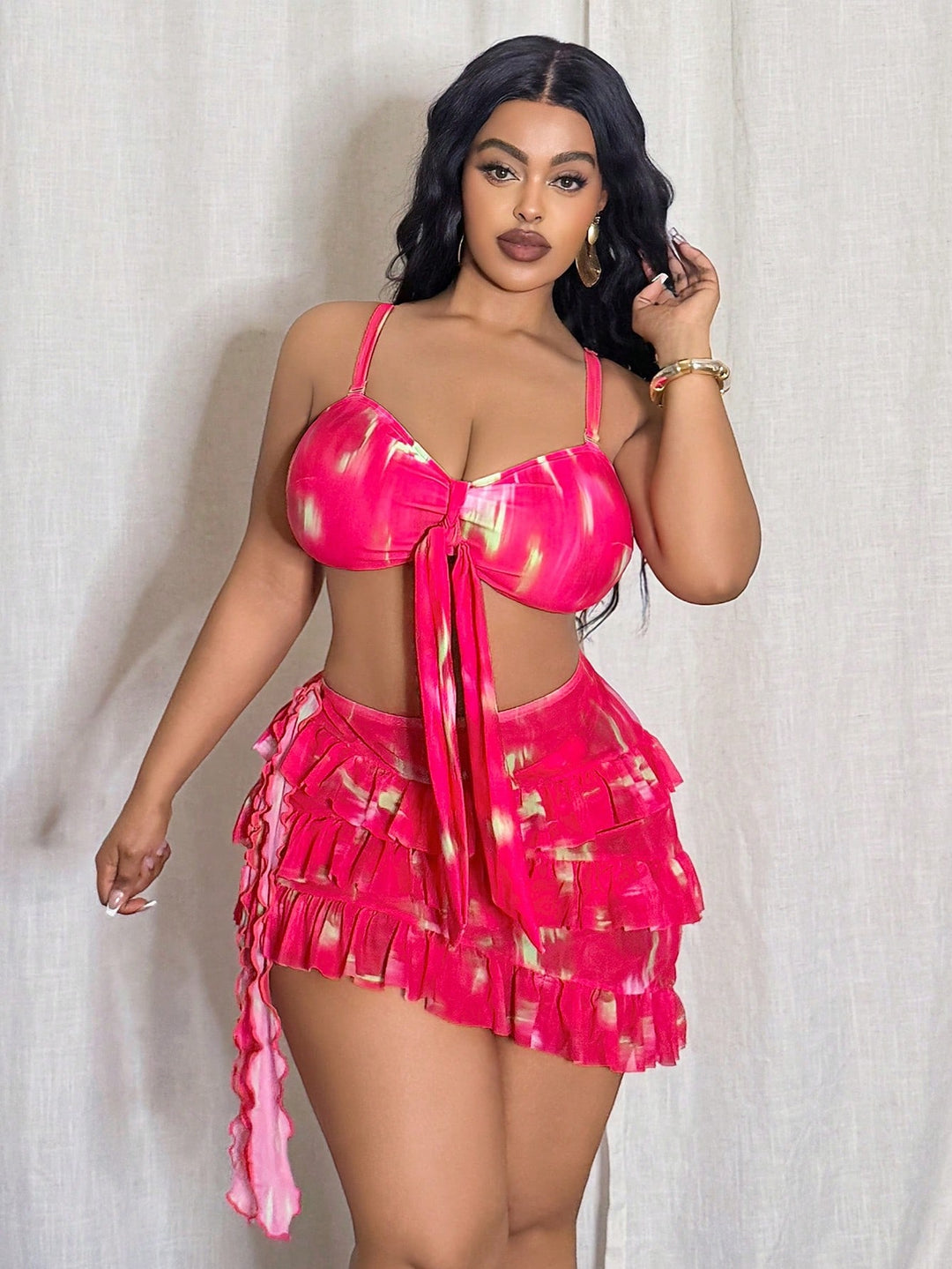Set bikini de baie SHEIN, mix culori