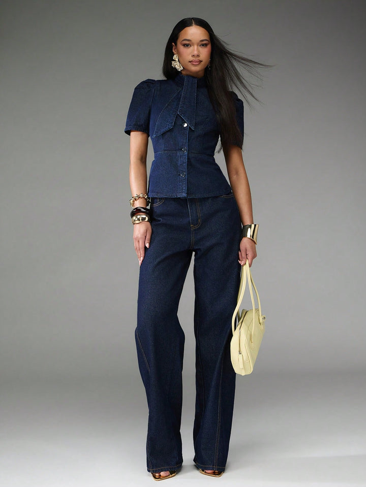 Top SHEIN, albastru