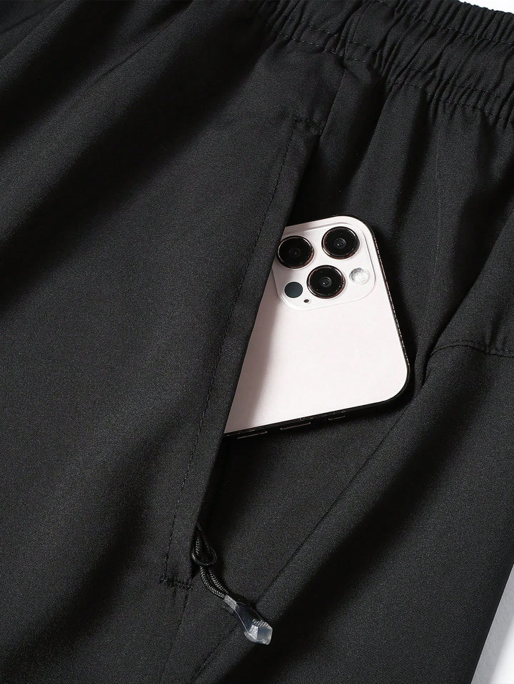 Pantaloni scurți SHEIN, negru