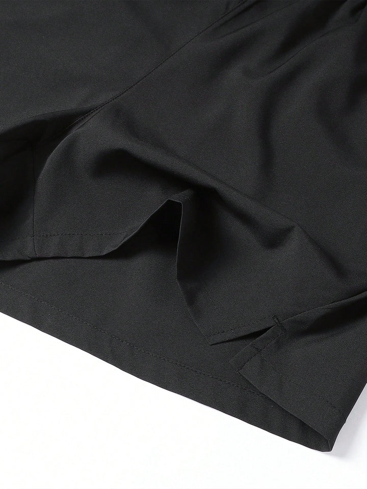 Pantaloni scurți SHEIN, negru
