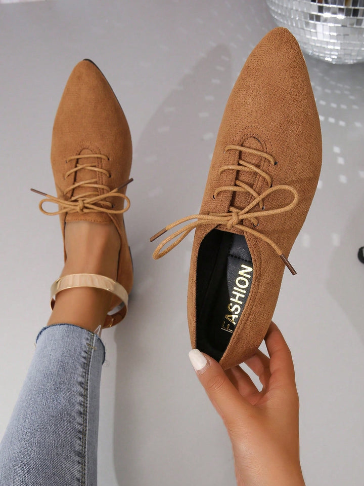 SHEIN balerina cipők, barna