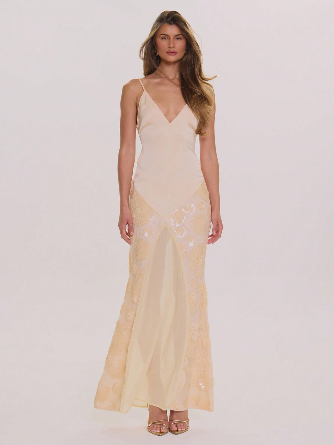 Rochie maxi SHEIN, galben