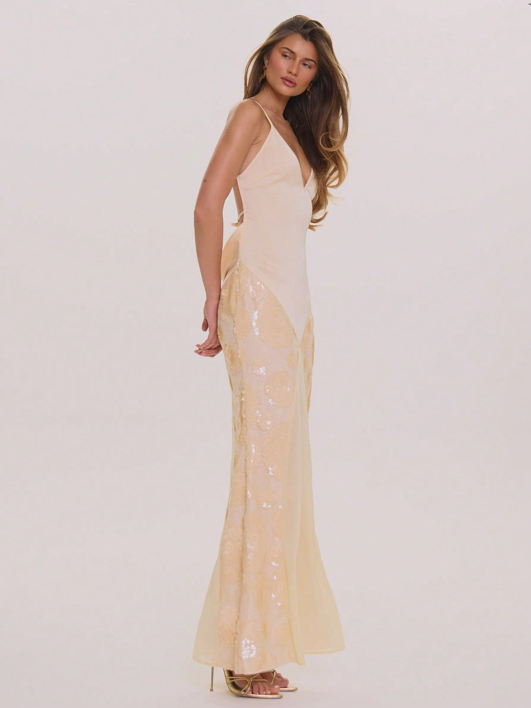 Rochie maxi SHEIN, galben