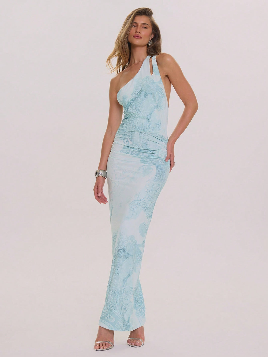 Rochie maxi SHEIN, mix culori