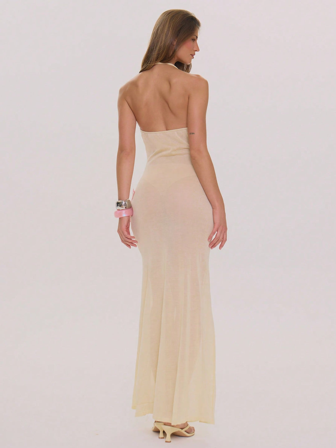 Rochie maxi SHEIN, galben