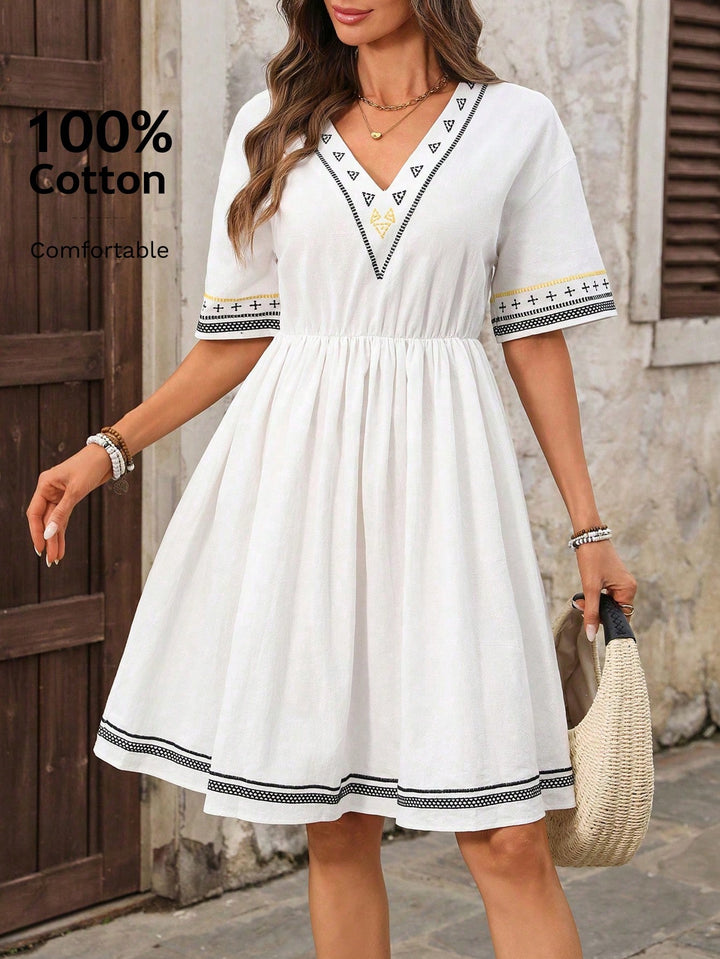 Rochie scurtă SHEIN, alb