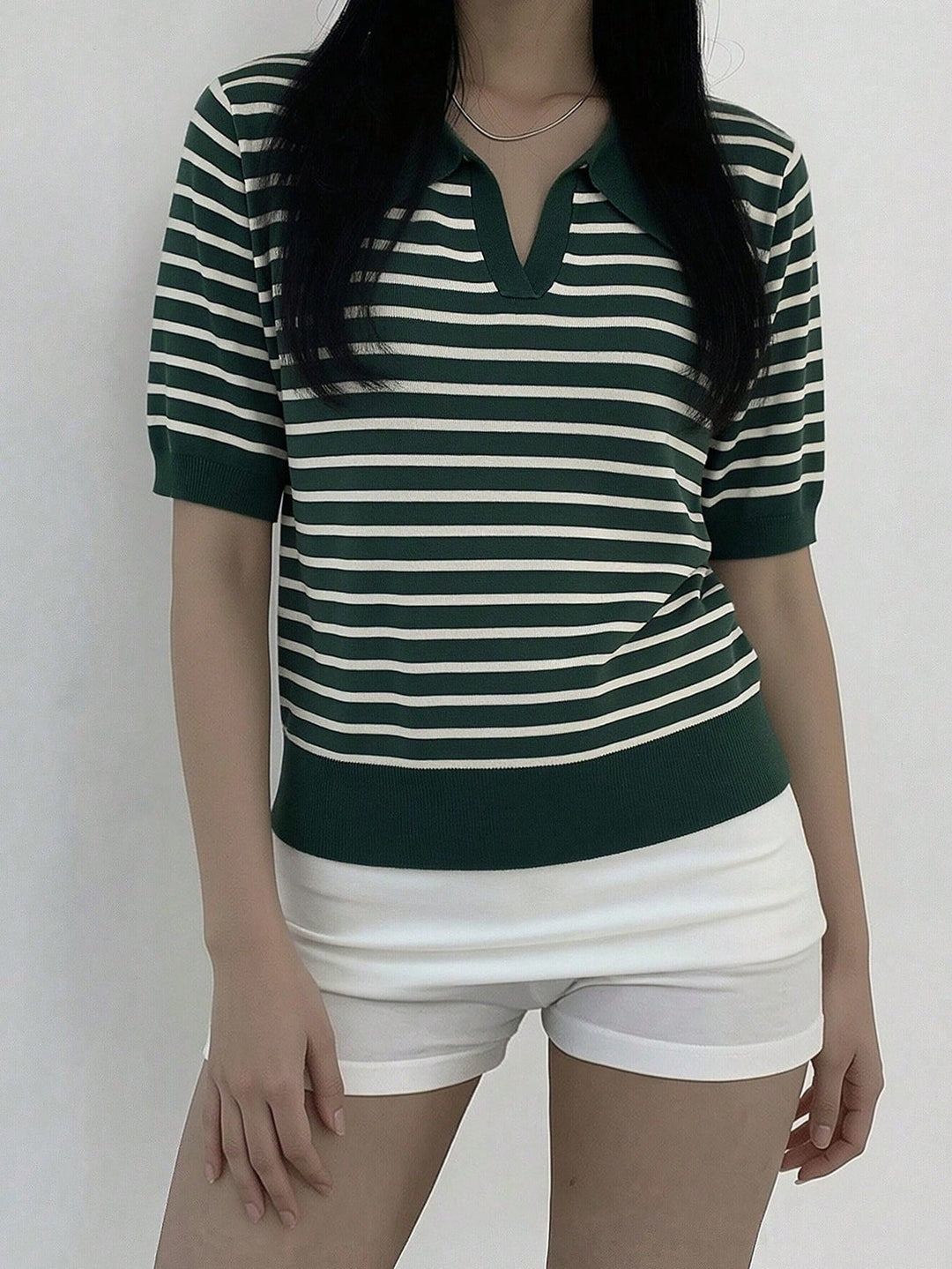 Tricou polo SHEIN, verde