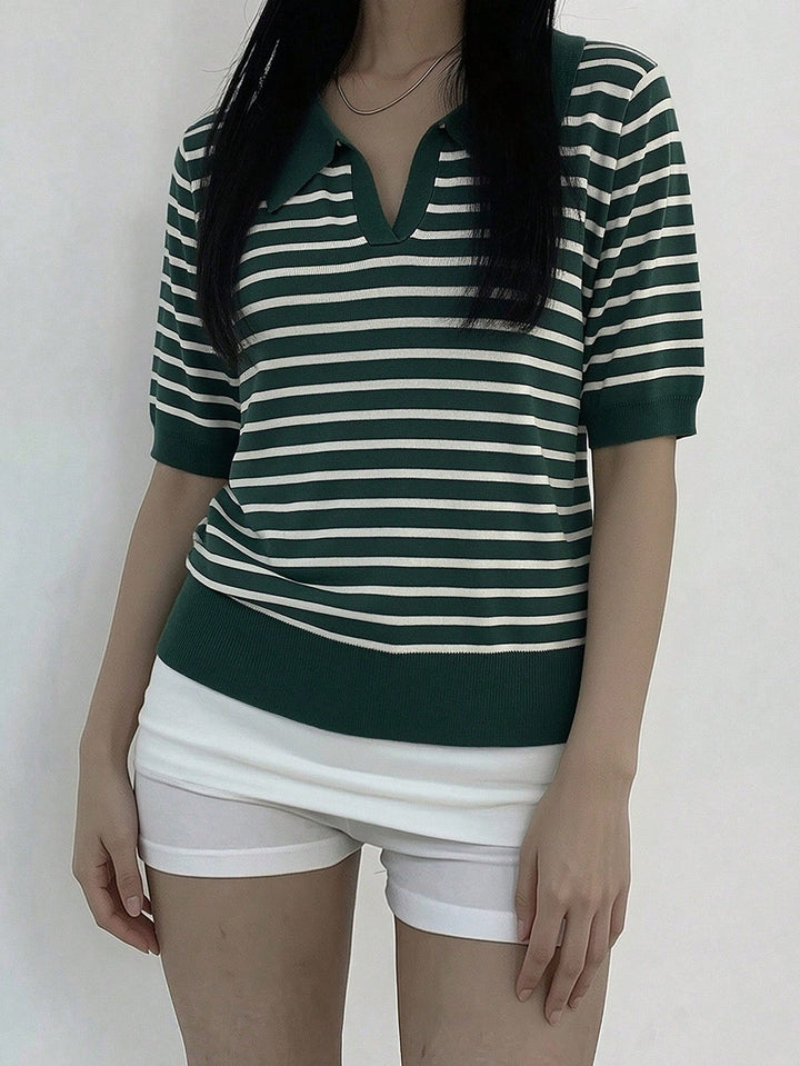 Tricou polo SHEIN, verde
