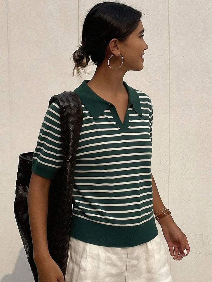 Tricou polo SHEIN, verde