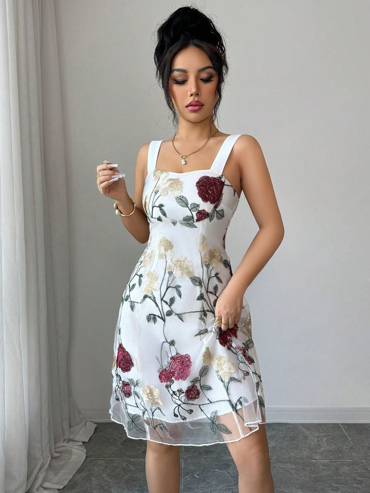 Rochie scurtă SHEIN, alb