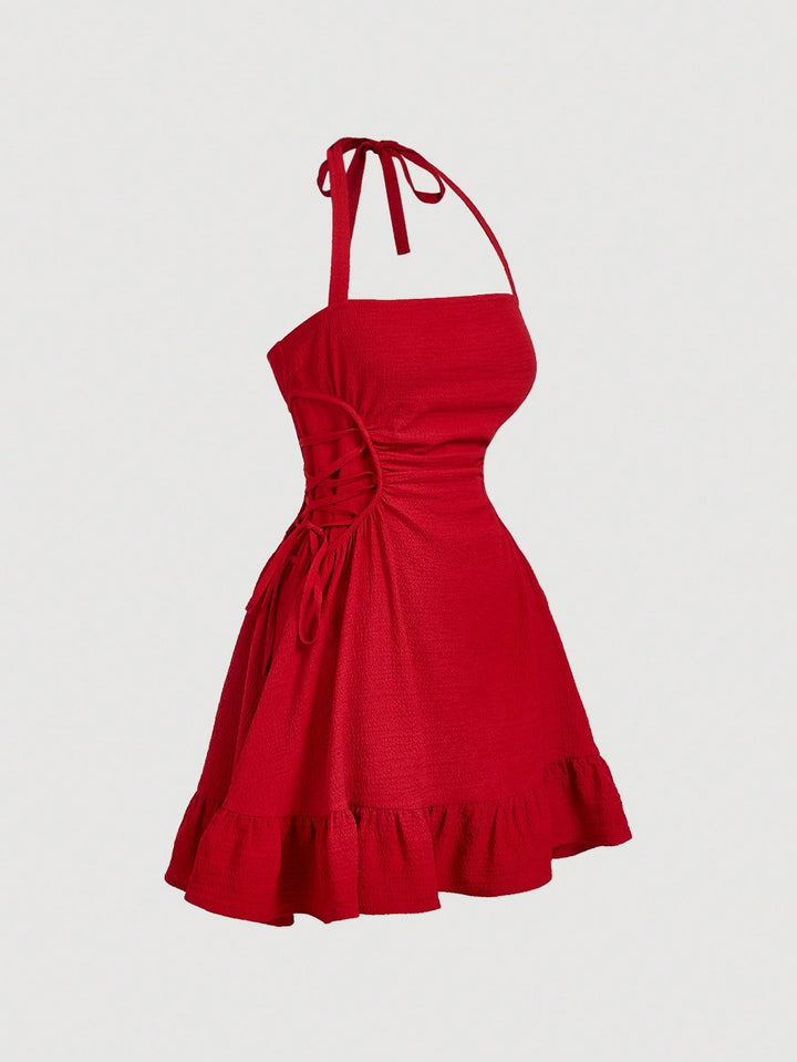Rochie scurtă SHEIN, roșu