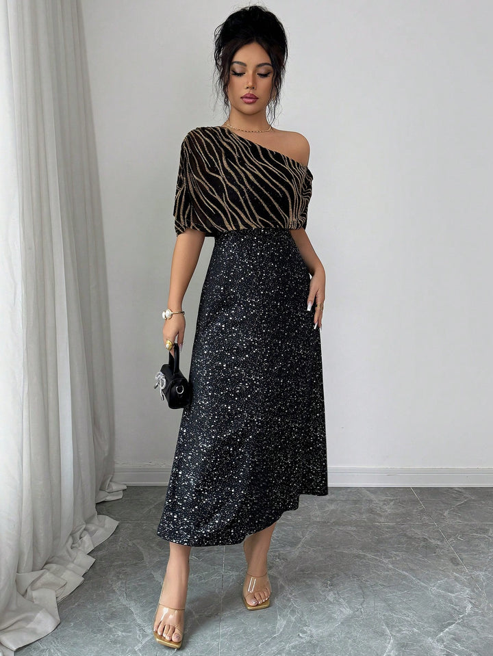 Rochie maxi SHEIN, negru