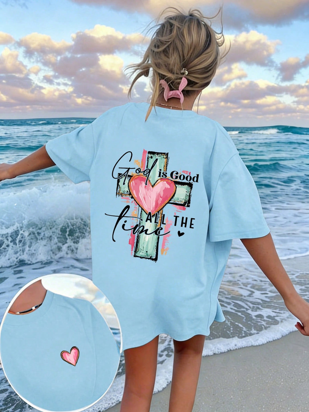Tricou SHEIN, albastru
