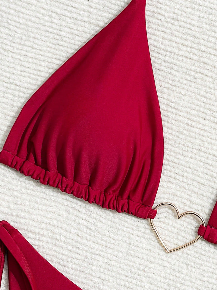 Set bikini SHEIN, roșu