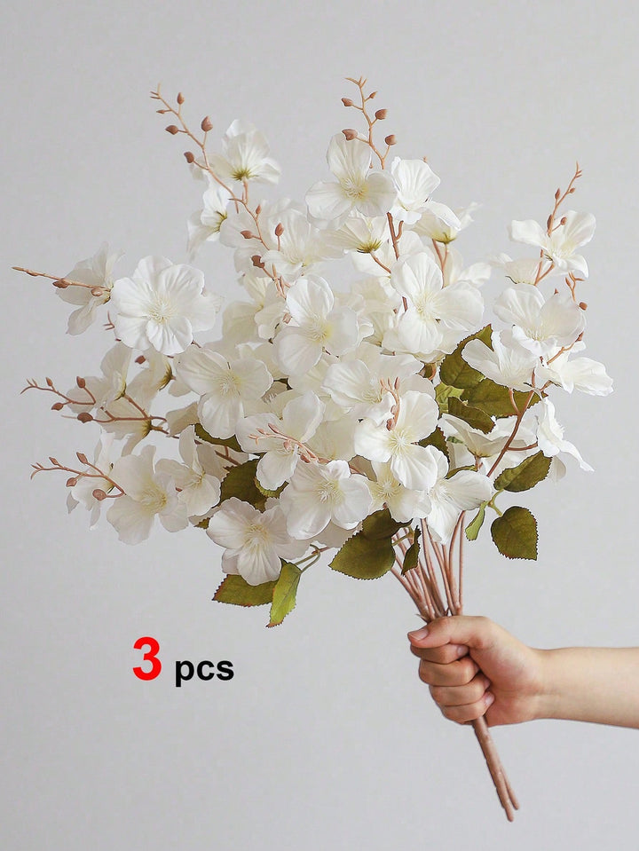 Floari artificiale SHEIN, alb