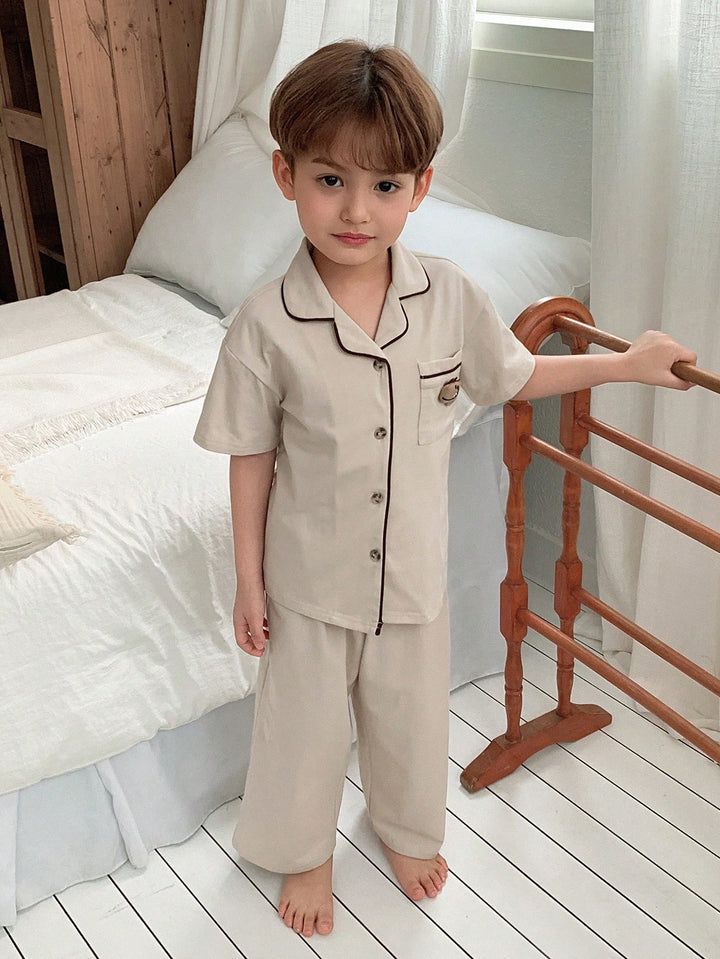 Compleu pijamale SHEIN, bej