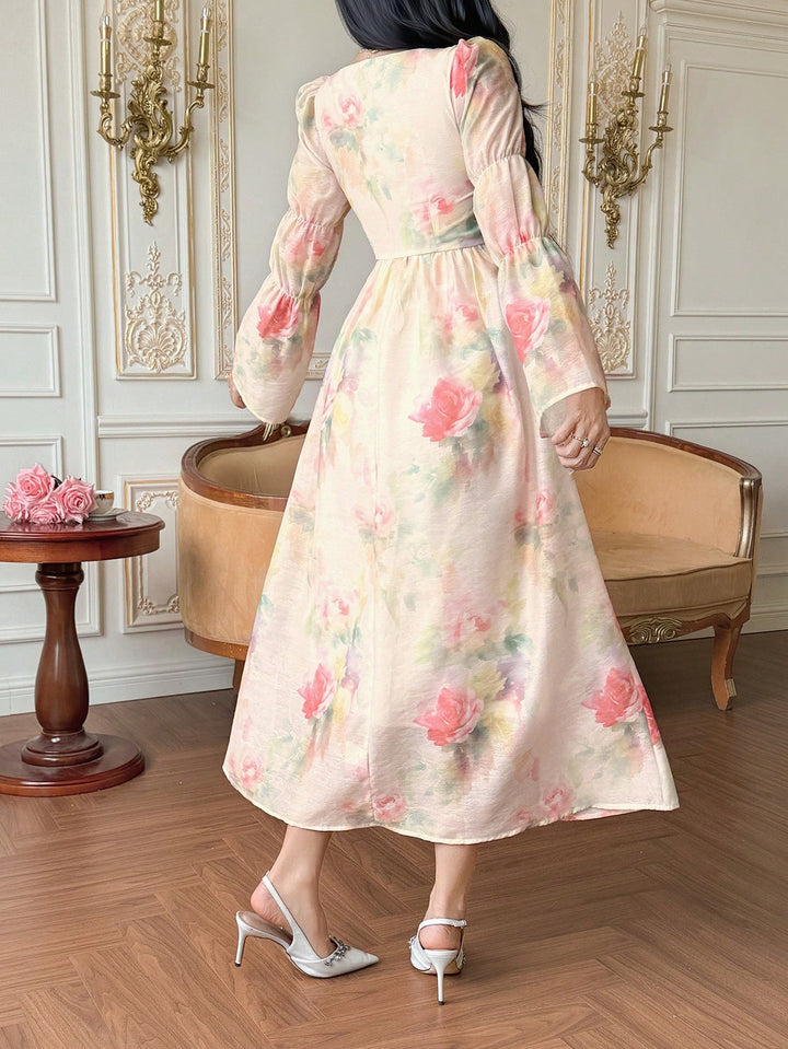 Rochie midi SHEIN, roz