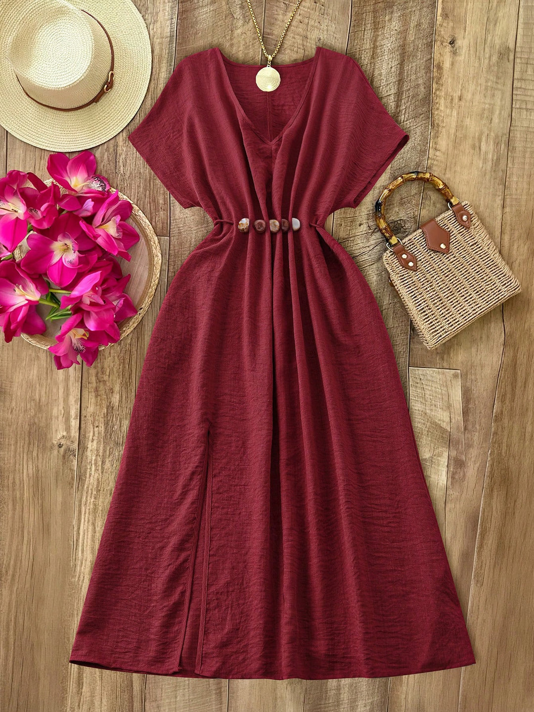 Rochie SHEIN, maro